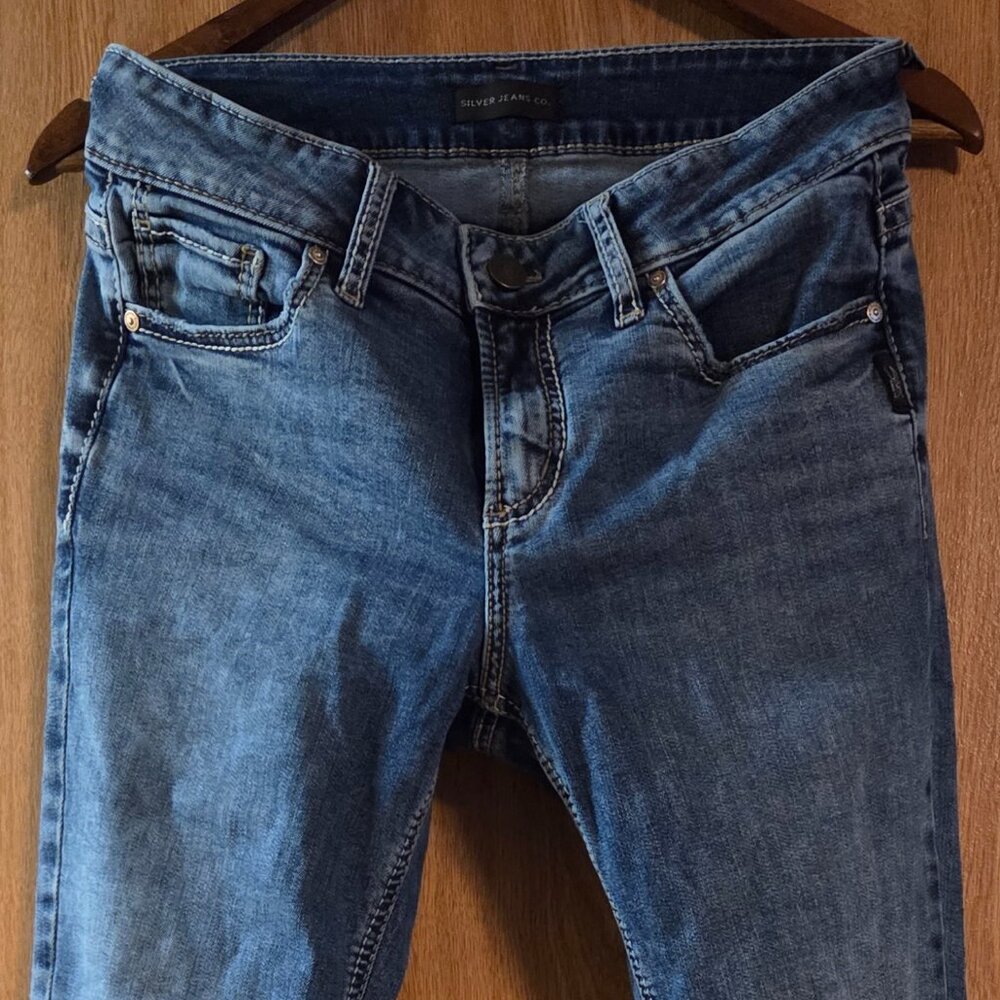 Silver womens jeans